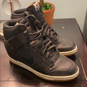 COPY - Nike dunk sky high wedge heel sneaker